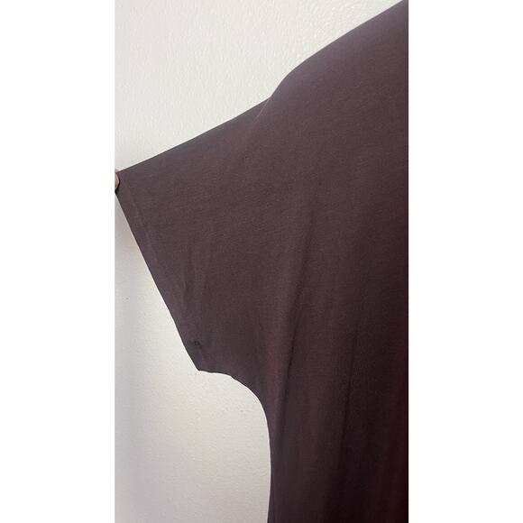 Kulua Modal Spandex Casual Top Sz Medium Large M/L Brown Made On Maui - Picture 5 of 8